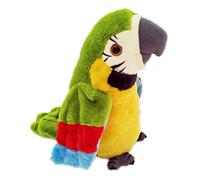 Oxxggkao Voice Repeating Swinging Wing Electric Plush Parrot Toys 120 Chinese English Songs Dolls For Kids Repeating Toys For Kids Early Education