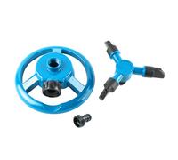 Oxxggkao Water Efficient 3 Arm Sprinkler with Rapid 5 Second Installation Process Suitable for Residential & Public Green Large Coverage Lawns Sprinkler