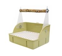 Oxxggkao Wood Bird Perch Stand Training, Wooden Perch Platform, Bird Playgrounds Play Stands for Conure Cockatiel Parakeet Training Platform