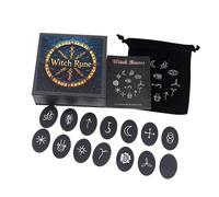 Oxxggkao Wood Heal Stone Pack Witch Blocks Stone Set Witch Decors Ancient Culture Symbols Home Decors Meditations