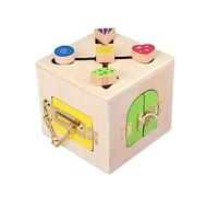 Oxxggkao Wood Learning Toy Basic Life Skills Learning Game Educational For Children Fine Motor Basic Life Toy