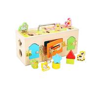 Oxxggkao Wood Learning Toy Basic Life Skills Learning Game Educational For Children Fine Motor Basic Life Toy