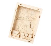 Oxxggkao Wooden Picture Frame Craft Set for Kids Fun Family Activity and Creative Art Project Mother ' s Day Kids Gift