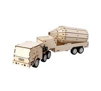 Oxxggkao Wooden Vehicle Assembly for Educational Science Activity Age 6+ Children's Science Project