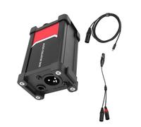 Oxxggkao XLRs TRSs Stereo Hums Eliminators Box with Ground Lift Switches for Professional Karaoke Sound Systems Professional Sound Hums Eliminators Box