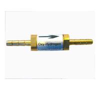 Oxy - Hydrogen Flashback Arrestor w/check valve, High Vol 116 Lt/m 1/4" Barb HHO