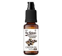 Oxy Naturals Castor Oil - 100% Pure, Cold-Pressed & Hexane-Free, Undiluted for Skin, Hair, Eyelash, Beard, and Nail Care - Promotes Growth & Nourishment - 20ml Pump
