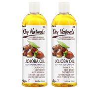 Oxy Naturals Golden Jojoba Oil - Cold-Pressed, Unrefined - For Skin, Face, Beard, Nails, Hair & Scalp - DIY Beauty & Candle-Making 500ML (2 x 250ml)