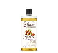 Oxy Naturals Organic Jojoba Oil 100 ml | Cold-Pressed & Vitamin E Rich | Ideal for Skin Cleansing, Dry Skin & Hair Care | Hypoallergenic & Vegan Certified | Made in the UK