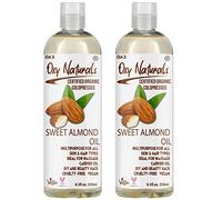 Oxy Naturals Sweet Almond Oil 250ml (Pack of 2) - Nourishing Care for Skin, Hair, Nails & Body - Perfect for Massage, Cuticles, Face, and Stretch Marks - Pure Carrier Oil for Aromatherapy