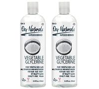 Oxy Naturals Vegetable Glycerin EP/USP Grade, Non-GMO, Colourless & Odourless - Pure and Versatile for Skincare, Food, and DIY Uses - 250ml (Pack of 2)