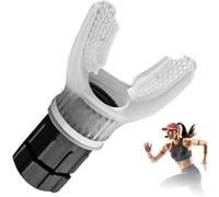 Oxybio Oxy Breathing Trainer, Portable Lung Capacity Improve Tool | at Home Endurance Exerciser Device with Adjustable Resistances (White)