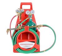 Oxygen Acetylene Torch Kit with Gas Tank, Portable Welding & Cutting Torch Set, Professional Brazing Kit with Twin Hose and Dual Gauges for DIY Metalwork, Automotive Repair, and Home Projects