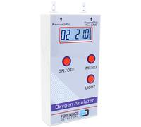 OXYGEN Analyzer by FORENSICS | 21%-100% | O2, Flow & Pressure Digital Readout |