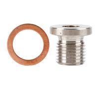 Oxygen Blanking Plug Lambda Sensor Blanking Plug O2 Blanking Plug M12 1.25mm Oxygen O2 Lambda Sensor Blanking Plug Cap Bang Motorcycles Cars Accessory