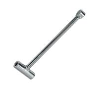 Oxygen Bottle Valve Wrench, T-Handle, Cast Iron Tool with Electroplated Rust Resistant Finish, Ergonomic Handle for Controlling Gas Tank Valve, Approx. 150G, Heavy Duty