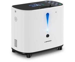 Oxygen Concentrator for Non-medical Purposes - 1 to 6 L/min - up to 90 % Oxygen - Air Treatment by Uniprodo Black,White