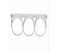 Oxygen Cylinder Bracket, Wall-Mounted Oxygen Cylinder Rack with Protective Chain Factory Oxygen Cylinder Bracket(Triple Bottle 95cm/37.4")