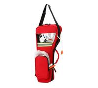 Oxygen Cylinder Organizer with Reflective Tape, Red 2 LITERS