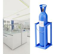 Oxygen Cylinder Rack ， Floor Mountable Metal Stand Holder for Storage of Medical Oxygen Tanks