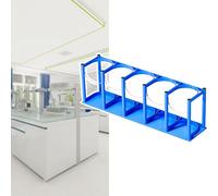 Oxygen Cylinder Rack ， Floor Mountable Metal Stand Holder for Storage of Medical Oxygen Tanks