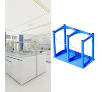 Oxygen Cylinder Rack ， Floor Mountable Metal Stand Holder for Storage of Medical Oxygen Tanks