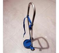 Oxygen Cylinder Rack Portable Medical Oxygen Cylinder Cart with Adjustable Strap, Steel Frame Gas Tank Carrier Holder, 2 Wheel Oxygen Bottle Rack Caddy for Transport