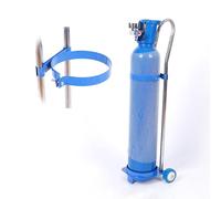 Oxygen cylinder rack,Portable Oxygen Cylinder Rack Cart, Rolling 2-Wheel Holder for Gas Tank, Adjustable Height 31"/37"/43", Home Oxygen Bottle Stand, Durable Oxygen Cylinder Trolley.