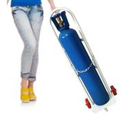 Oxygen cylinder rack,Portable Oxygen Tank Holder Cart with Wheels, Medical Oxygen Cylinder Dolly Trolley, Oxygen Rack for Home, Hospital, Workshop Use - H-95cm (37 3/8")