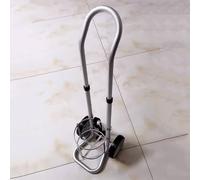 Oxygen Cylinder Rack Portable Wheeled Oxygen Cylinder Cart, Adjustable Height Gas Cylinder Dolly with Nylon Straps, Medical Easy-to-Move Propane Tank Trolley(Diameter 16.8cm(6 5/8"))