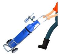 Oxygen Cylinder Rack Single Bottle D/E Oxygen Cylinder Cart, Rolling Cart for Portable Oxygen Canister, for Home/Clinics(Diameter 16.8cm(6 5/8"))