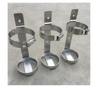 Oxygen cylinder rack,Stainless Steel Gas Cylinder Bracket - 2/3 Pack Oxygen Tank Holder, Floor Mount Stand for E/D/C/M9 Size, Durable Storage Solution for Factories & Garages