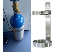 Oxygen Cylinder Rack Stainless Steel Oxygen Tank Holder for 2/4 / 10l Tanks, Durable Nitrous Bottle Storage Rack, Ideal for Hospitals, Clinics & Schools, Fixed Shelf (Diameter 12cm / 4 75 ")