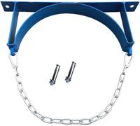 Oxygen Cylinder Rack Wall-Mounted Argon Cylinder Bracket, Welded Cylinder Bracket, with Screws and Chain Support(L35cm(13 3/4"))