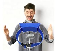 Oxygen Cylinder Rack Wall Mounted Oxygen Cylinder Bracket, Universal Oxygen Tank Holder, ABS Plastic Oxygen Bottle Organizer Shelf, Propane Gas Cylinder Stand(Blue)