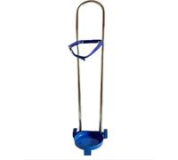 Oxygen Cylinder Trolley Stainless Steel Gas Cylinder Trolley Wheeled Handcart(Height: 10L 87cm/34.3")