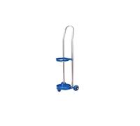 Oxygen Cylinder Trolley with Handle Stainless Steel Gas Cylinder Trolley with Wheels(Ring Diameter 18cm/7.1")
