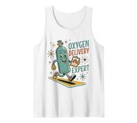 Oxygen Delivery Expert Vintage Mascot Respiratory Therapist Tank Top