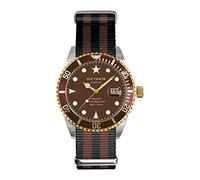 Oxygen Diver 40 Men's Watch Analogue Quartz Nylon Brown EX-D-GOL-40
