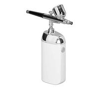 Oxygen Facial Portable Airbrush Cordless Handheld USB Charging Facial Mist Sprayer for Cake Decoration Black, Lightweight and Multifunctional Tool (White)