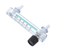 Oxygen Flow Meter 2.5-25l Acrylic Panel Mount Needle Valve