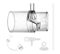 Oxygen for Aquarium: Aerator without Electricity, Improve Water Quality, Adjustable Output Filter | for Home Hydroponics Axolotl Habitat Pond Bucket