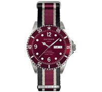 Oxygen Grape 40 Unisex Quartz Watch with Red Dial Analogue Display and Multicolour Nylon Strap EX-D-GRA-40-NN-BLIVPL