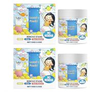 Oxygen Laundry Powder,Hyper Concentrated Strong Stain Remover Powder,Stain Remover For Clothes Laundry,Formula Safe on Everyday Fabrics Removes Milk Sweat Oil Fruit Stains 1000g