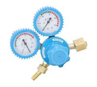 Oxygen Regulator, Oxygen Tank Regulator Brass Dual Display Welder Oxygen Regulator Gauge for Chemical Healthcare