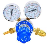Oxygen Regulator Sturdy Aluminium Alloy Threaded Welding Gas Gauges Oxygen Regulator Reducing Valve