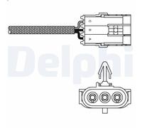 Oxygen Senso DELPHI ES10992-12B1 for RENAULT KANGOO (KC0/1_) 1 2002-2007