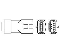 Magneti Marelli Lambda Sensor 466016355157 Heated for Dacia, Renault