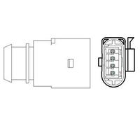 Lambda sensor Heated 466016355170 MAGNETI MARELLI for SEAT AUDI SKODA