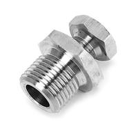 Oxygen Sensor Adapter, aramox O2 oxygen sensor Bung Reducer extension plug Adapter M18 x 1.50 to M12 x 1.25 Fit for Silvia S13 S14
